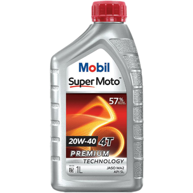 Mobil Super Moto 20W-40 4T - 1 Ltr