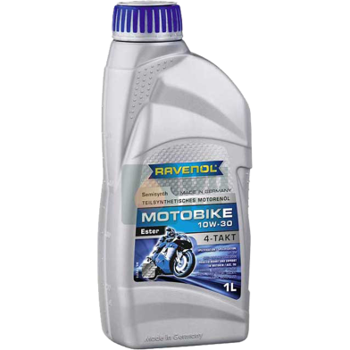 Ravenol 10W-30 Synthetic Engine Oil For Motorbike Made in Germany – 1 Litre