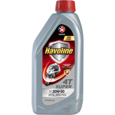 Havoline 20W-50 Mineral Motorcycle Engine Oil 1 Ltr