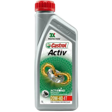 CASTROL ACTIV 4T 20W-50 MINERAL 1L