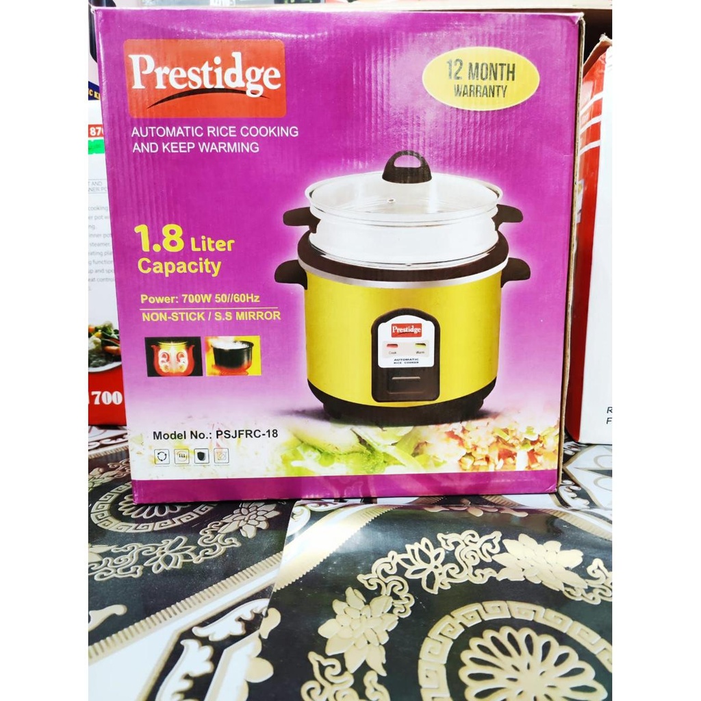 Prestige Rice Cooker 1.8 Itr (double pot)