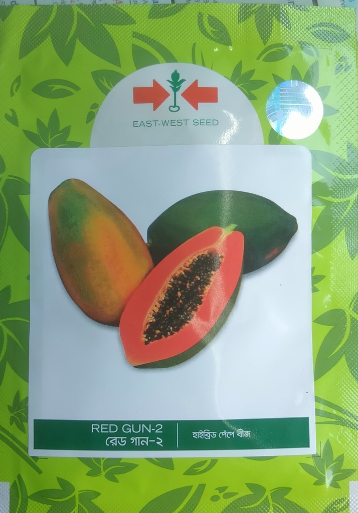 Red Gun-2" hybrid papaya seeds| পেপে বীজ| 1G