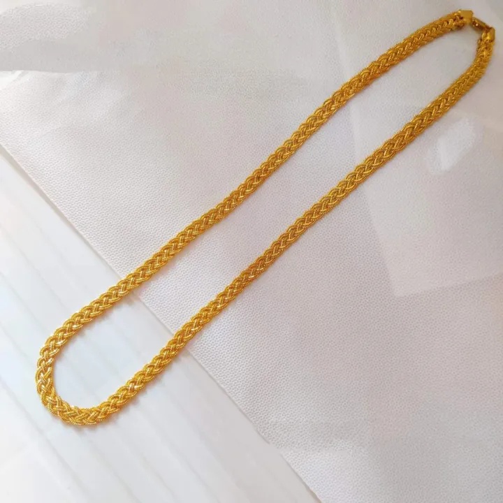 Xuping Gold Tone Long Chain for Women Fashion Jewelry Necklace