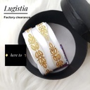 City Gold/ Gold Plated White & Rose Gold Color Laser Cut Bangles For Women Direct Factory Sale (Imported) M-CT70630- 2 Pieces Top Quality Color – Express
