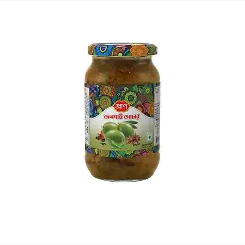 PRAN Olive Pickle 400gm Tray