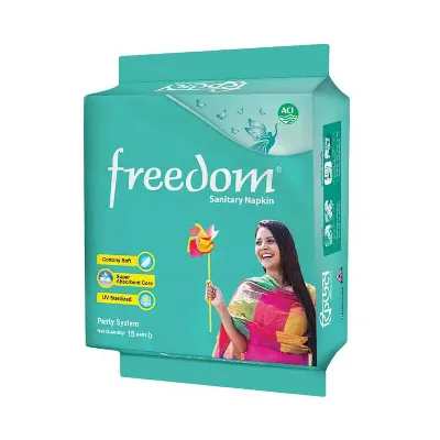 A4 Freedom Panty System Sanitary Napkin 15 pads