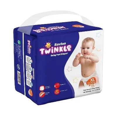 Savlon Twinkle Baby Pant Diaper XL 12-20 kg 22 pcs