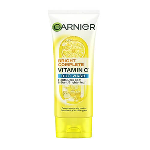 Garnier Bright Complete Vitamin C Duo Face Wash 100gm