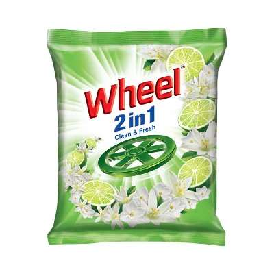 Wheel Washing Powder 2 in 1 Clean & Fresh 500 gm