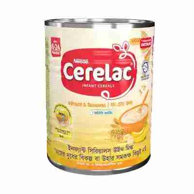 Nestle Cerelac 1 Wheat & Banana Baby Food (6 Months+)
