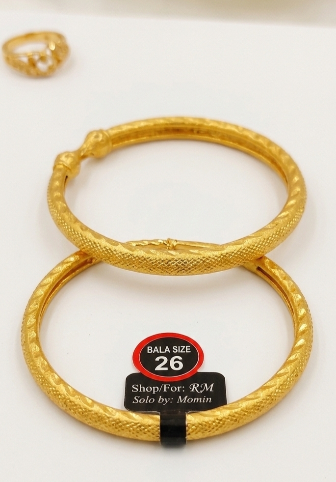 City Gold Bangles/ Gold Plated Bala Bangles For Women