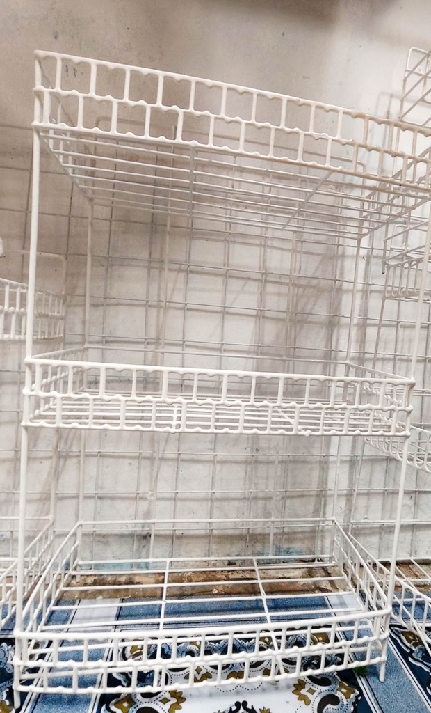 মসলা দানি রেক  | kitchen rack 3 layer with plastic coating