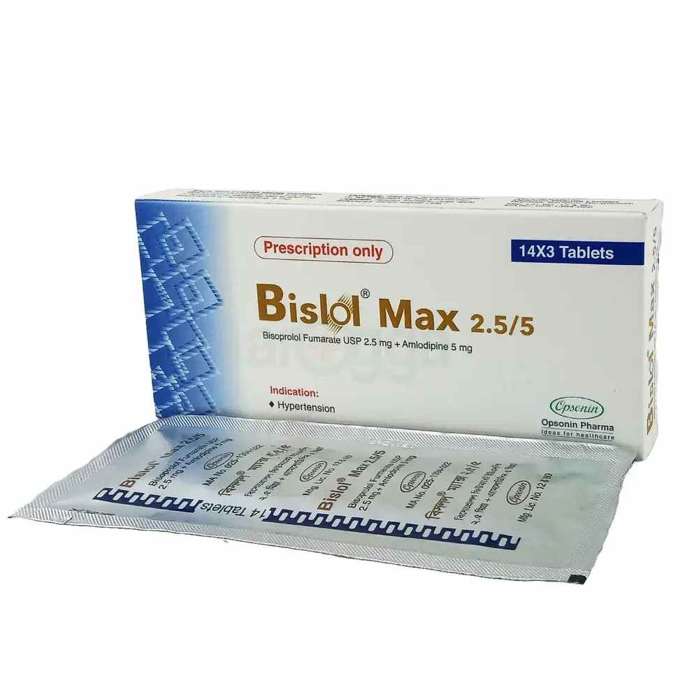 Bislol Max 2.5/5mg Tablet