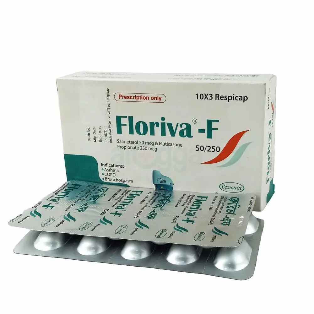 Floriva-F 50/250 Respi. Capsule