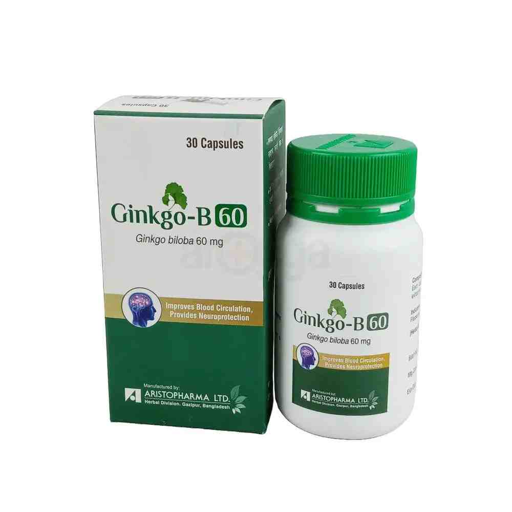Ginkgo-B 60Pcs 1 Pot Capsule