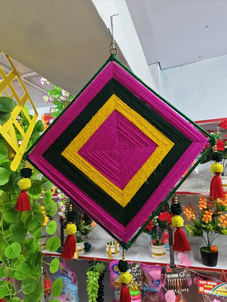 Multicolor Decorative Cotton Handmade Kite, For Decoration