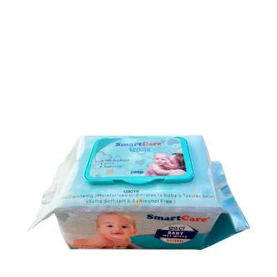 Smart Care Baby Wet Wipes with Fliptop 120 pcs