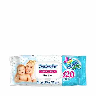 Freshmaker Baby Wet Wipes 120 pcs