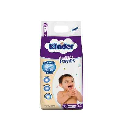 Kinder Comfy Fit Pants Diaper XL (12-20 kg) 4 pcs