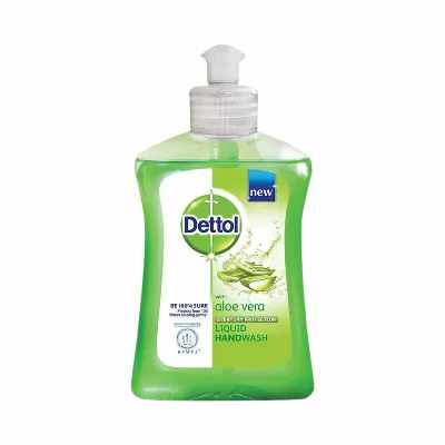 Dettol Handwash Aloe Vera Bottle With Push-Pull Cap 200 ml