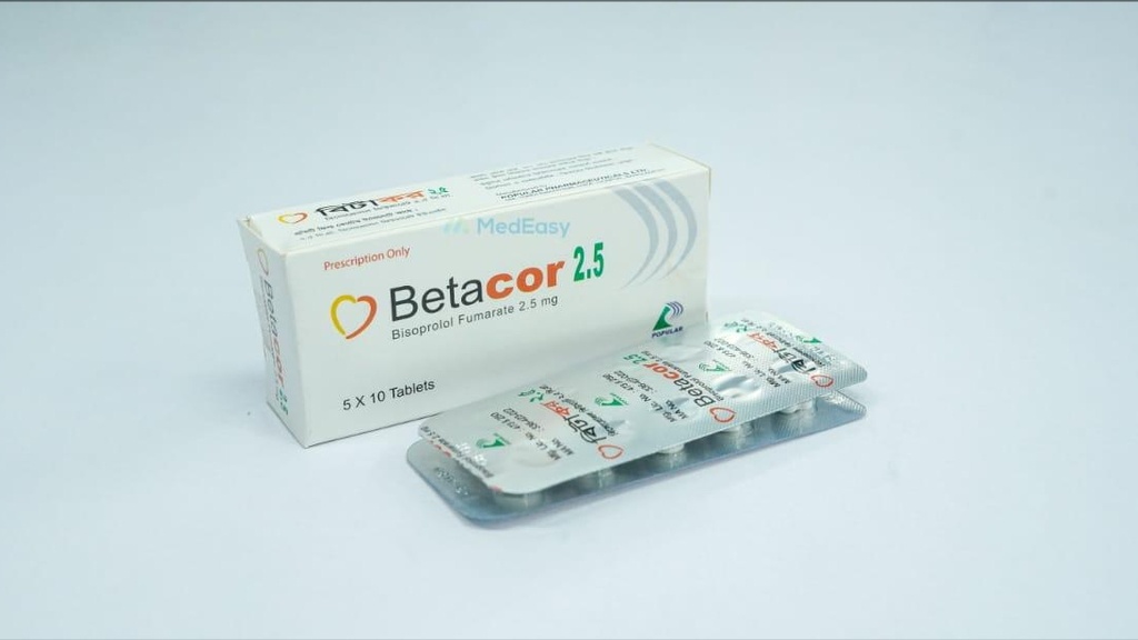 Betacor2.5 mg Tablet per Strip