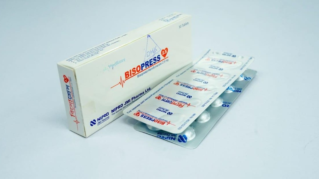 Bisopress2.5 mg Tablet per Strip