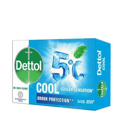 Dettol Bathing Soap Bar Cool 125 gm