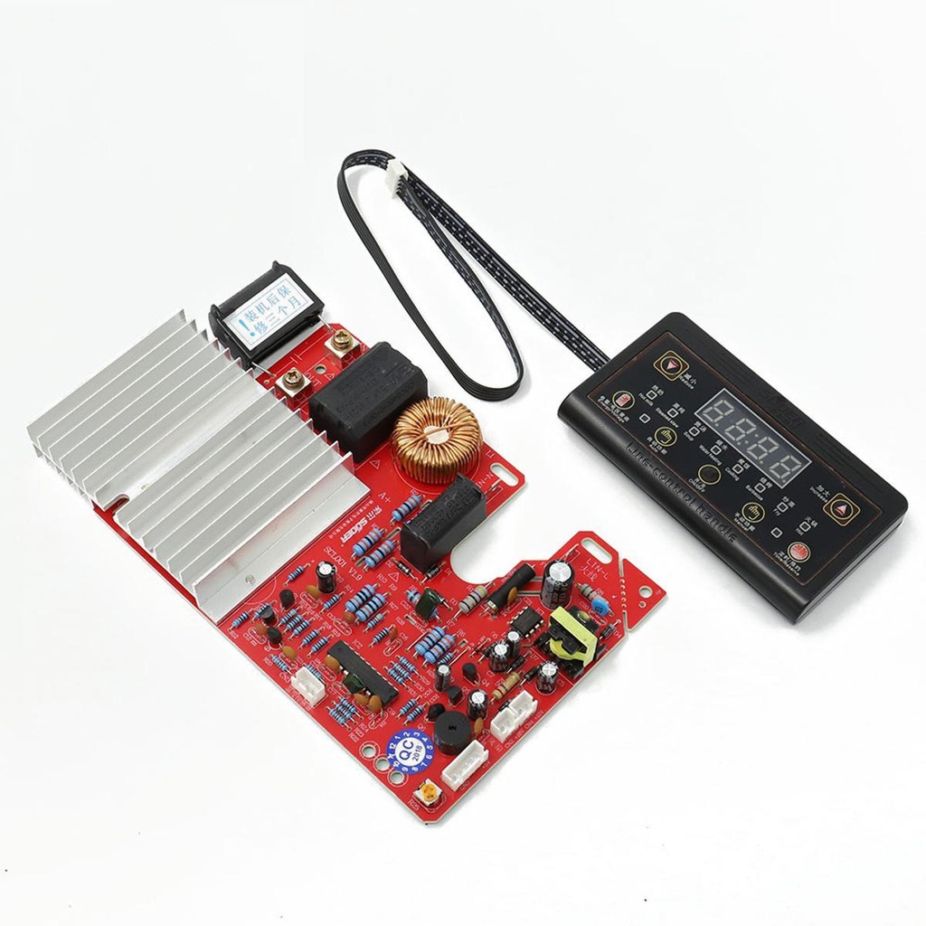 Universal Induction Cooker Touch Button Control circuit board with Control Display AC 220V 2200W Repair Board Universal Version Control Modification Board Accessories