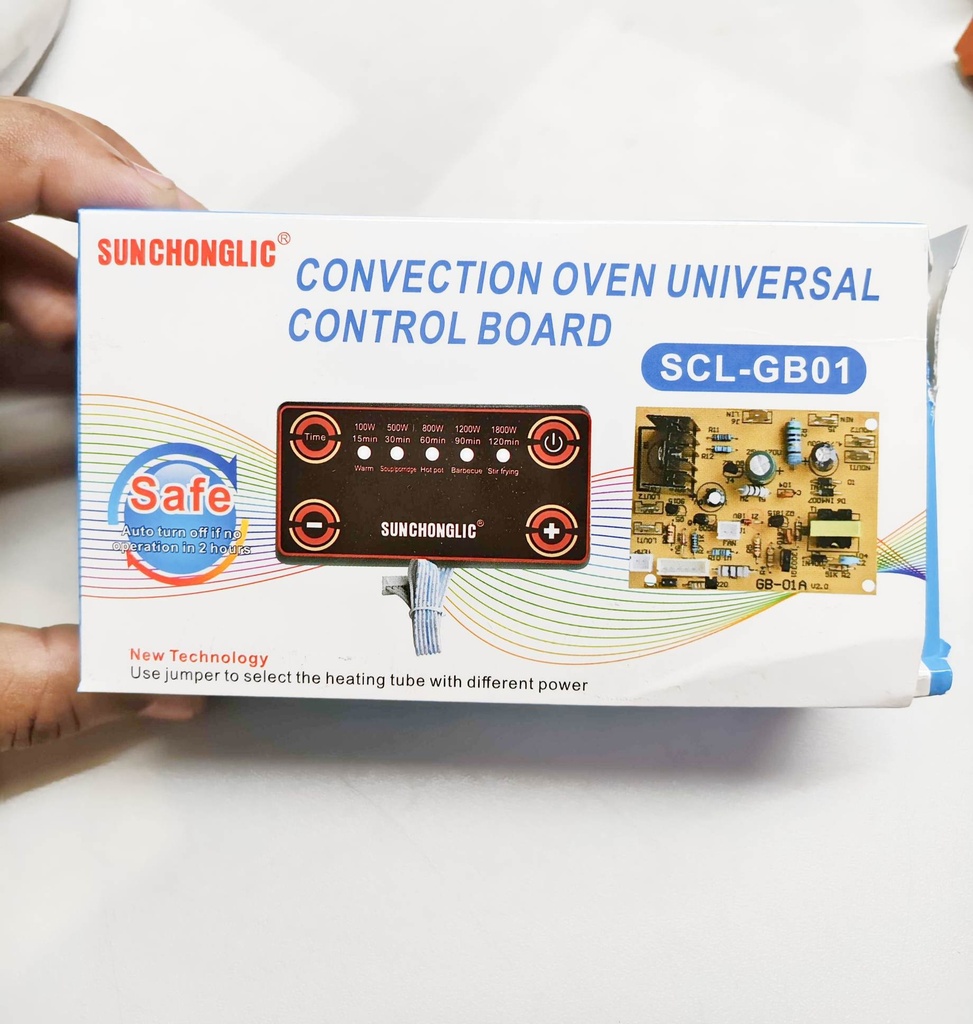 SCL-GBO1 Universal Infrared Cooker Control Board Convection Oven Motherboard AC 220V 1800W with Control Pad