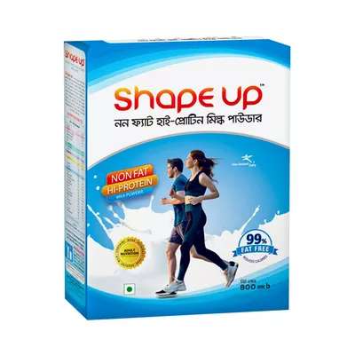 Shape Up Non Fat High Protein Milk Powder 400 gm