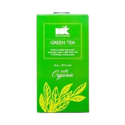 Kazi & Kazi Organic Green Tea 40 pcs 60 gm