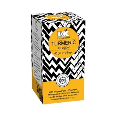 Kazi & Kazi Organic Tea Turmeric Infusion 40 pcs 60 gm