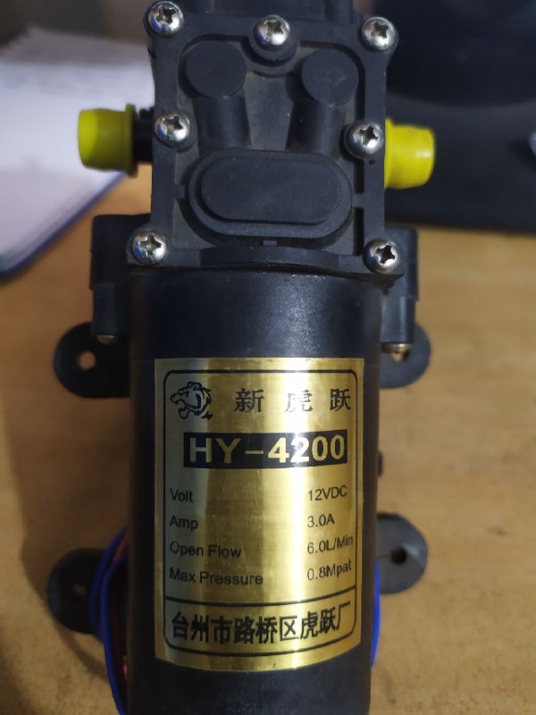 Mini Electric Sprayer Pump Motor Small Dosing Diaphragm Pump For Bike or Car Wash & Garden or Agricultural irrigation