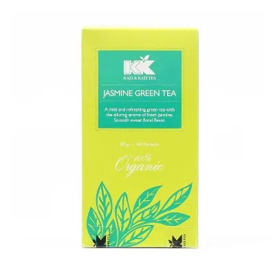 Kazi & Kazi Organic Jasmine Green Tea 40 pcs 60 gm
