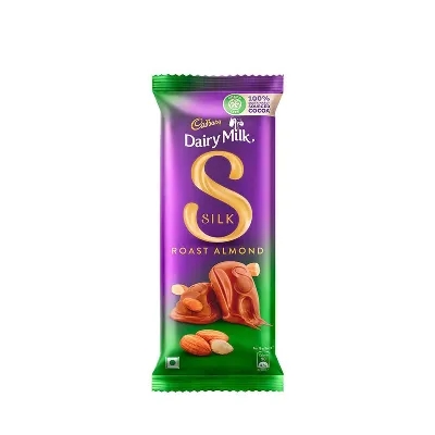 Cadbury Dairy Milk Silk Roast Almond Chocolate Bar 143 gm