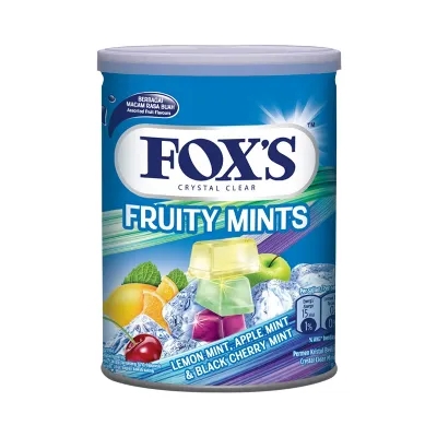 Fox's Crystal Clear Fruity Mints Candy 180 gm