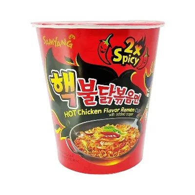 Samyang Hot Chicken Ramen 2X Spicy Cup Noodles 70 gm