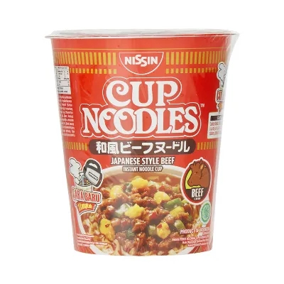 Nissin Cup Noodles Japanese Style Beef 66 gm