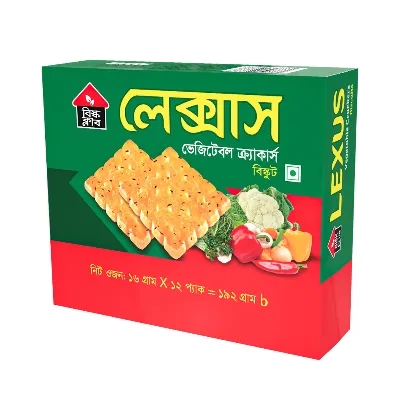 Bisk Club Lexus Vegetable Crackers Biscuit 192 gm