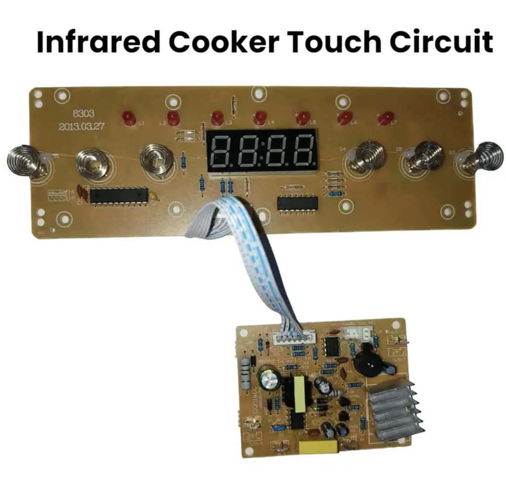 Infrared Cooker Touch Control Ciorcuit Digital LED Display 18000.2000W PCB Mother Board Replacement Parts