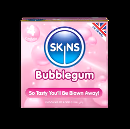 Skins Bubble gum Premium condom 4 pack