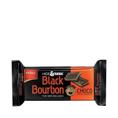 Parle Hide & Seek Black Bourbon Choco Creme Biscuit 100 gm