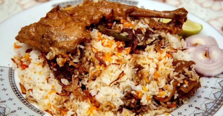 শাহী মোরগ পোলাও ফুল