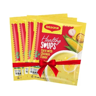 Nestle Maggi Healthy Soup Corn With Chicken 25 gm 4 pcs