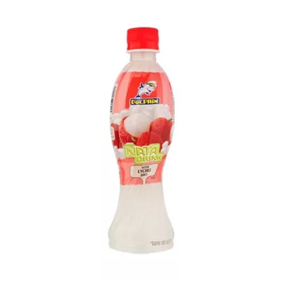 Dolphin Nata De Coco Lychee Drink 350 ml