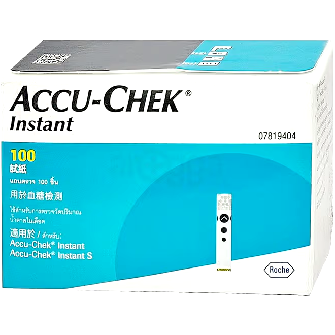 Accu-Chek Instant Blood Glucose Strip 100's Pack
