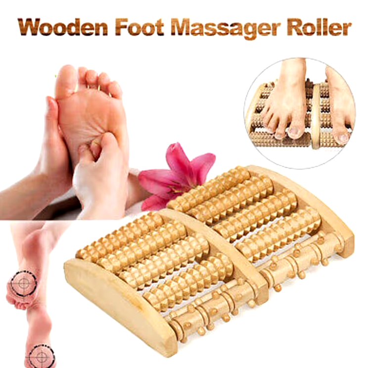 Acu VIP Foot Roller Massager Yoga Sports Fitness Gym Therapy Exerciser Pain Relief For Unisex