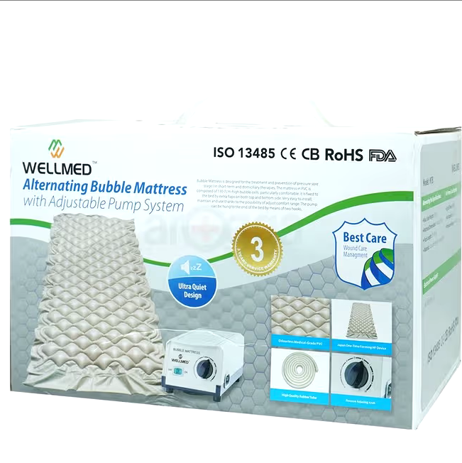 Air Mattress Anti Decubitus Air Pump And Bubble Shape (Wellmed)