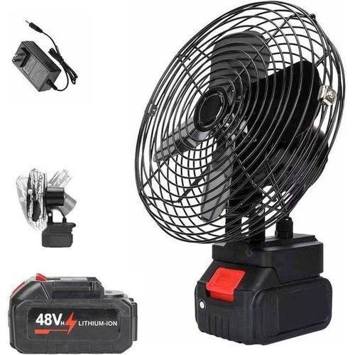 Rechargeable lithium battery camping fan