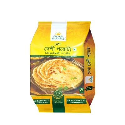 Golden Harvest Mega Deshi Paratha 1600 gm 20 pcs